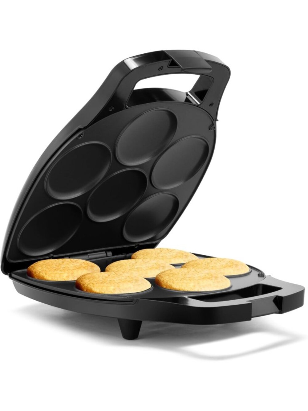 Non-Stick 6-Section Multi-Food Maker for Arepas, Mini Pancakes & More - 12 Inch